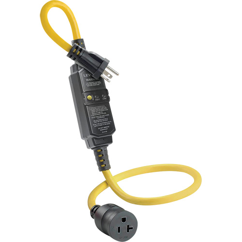 Cordon avec disjoncteur diff&eacute;rentiel (DDFT) &agrave; r&eacute;armement automatique, 120 V, 20 A, Cordon de 3' The Estey Group