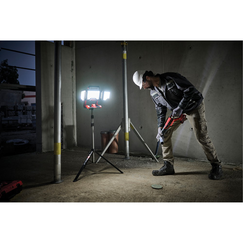 18V Professional Cordless Folding Panel Work Light on Tripod, LED, 3600 Lumens The Estey Group