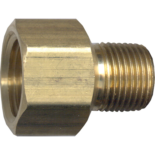 Pipe Adapter, FPT x NPT, 1/2" x 1/4" Dia., Brass The Estey Group