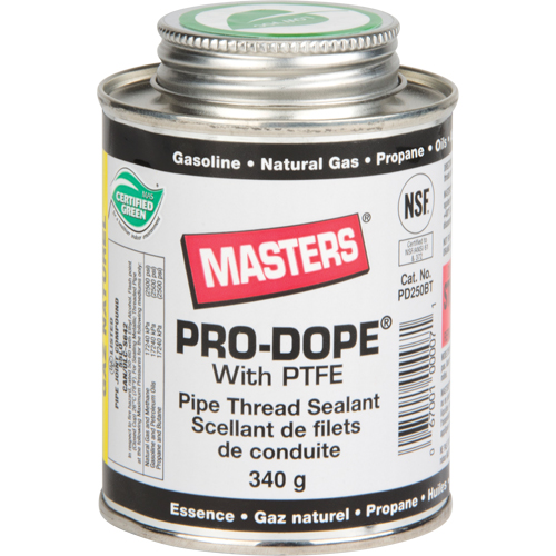 Scellant de filetage de tuyau, Canette &agrave; brosse, 250 ml, -129° C - 204° C/-200° F - 400° F The Estey Group