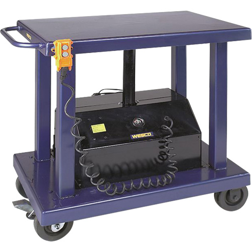 Hydraulic Lift Table, Steel, 24" W x 36" L, 2000 lbs. Capacity The Estey Group