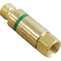 Flashback Arrestors - Oxy/Fuel Gas, Fuel Gas (red)/Oxygen (green), Regulator Adaptor Style The Estey Group