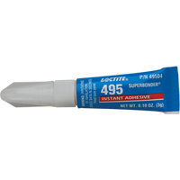 Adh&eacute;sif instantan&eacute; Super Bonder 495, Transparent, Tube, 3 g The Estey Group