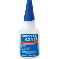 Adh&eacute;sif instantan&eacute;  431 pour toute surface, Transparent, Bouteille, 20 g The Estey Group