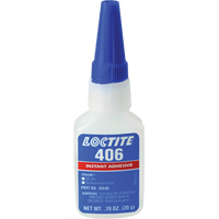 Adh&eacute;sif instantan&eacute; Prism 406, Transparent, Bouteille, 0,7 liq. oz. The Estey Group