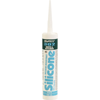 NuFlex&reg; 302 Bath And Kitchen Silicone Sealant, 300 ml, Cartridge, Clear The Estey Group