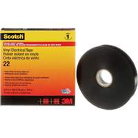 Ruban isolant en vinyle Scotch, 19 mm (3/4") x 33 m (108'), Noir, 10 mils The Estey Group