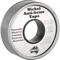 Nickel Anti-Seize Tape, 590" L x 1/2" W, Silver The Estey Group