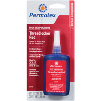 Adh&eacute;sif frein-filet pour temp&eacute;ratures &eacute;lev&eacute;es, Rouge, &eacute;lev&eacute;, 36 ml, Bouteille The Estey Group