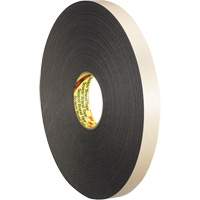 Ruban double face en mousse, 33 m (108') lo x 12,7 mm (1/2") la, 62 mils, Poly&eacute;thyl&egrave;ne The Estey Group