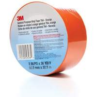 764 General-Purpose Vinyl Tape, 50.8 mm (2") W x 32.9 m (108') L, 5 mils, Orange The Estey Group