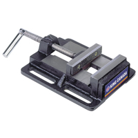 Drill Press Vise, 3" Jaw Width, 0" Throat Depth, Bench Mount Base The Estey Group