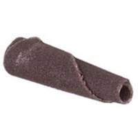 Cartouche de bande abrasive conique ALO, 240 Grain, 3/16" dia., Oxyde d'aluminium, 1" lo, 1/8" Dimension de l'arbre The Estey Group