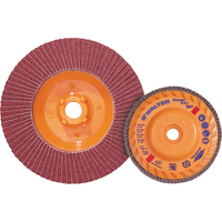 Enduro-Flex Stainless Flap Disc, 4-1/2" x 5/8"-11, Type 27, 40 Grit, Zirconia Alumina The Estey Group