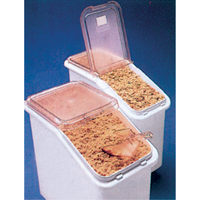 Mobile Ingredient Bins with Sliding Lid, 3.5 cu. ft. Capacity, 28" H x 15-1/2" W x 29-1/2" D The Estey Group