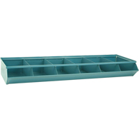 Sectional Bin Units, 100 lbs. Cap., 37" W x 12" D x 4-1/2" H, Blue The Estey Group