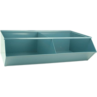 Sectional Bin Units, 100 lbs. Cap., 37" W x 24" D x 11" H, Blue The Estey Group