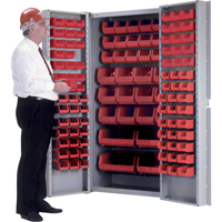 Deep-Door Combination Cabinet, 38" W x 24" D x 72" H, 36 Shelves The Estey Group