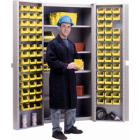 Deep-Door Combination Cabinet, 38" W x 24" D x 72" H, 4 Shelves The Estey Group