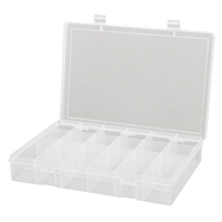 Boîtes &agrave; compartiments compactes en polypropyl&egrave;ne, 13-1/8" la x 9" p x 2-5/16" h, 18 compartiments The Estey Group