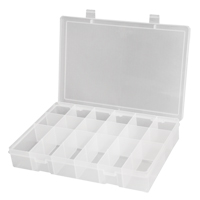 Boîtes &agrave; compartiments compactes en polypropyl&egrave;ne, 11" la x 6-3/4" p x 1-3/4" h, 18 compartiments The Estey Group