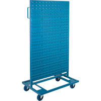 Mobile Bin Racks - Double Sided, 0 Bins, 36" W x 24" D x 67-1/2" H The Estey Group