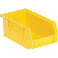 Ultra Stack & Hang Bin, 4-1/8" W x 3" H x 7-3/8" D, Yellow The Estey Group