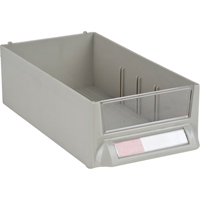 Tiroir de rechange pour armoires de pi&egrave;ces KPC-400, Plastique, 4-11/16" la x 8-5/8 p, 2-7/10" h, Gris The Estey Group