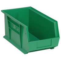 Bacs ultra empilable & suspendable, 8-1/4" la, 7" h x 14-3/4" p, Vert The Estey Group