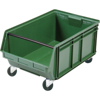 Mobile Giant Stacking Bin, 11-7/8" H x 18-3/8" W x 29" D, 150 lbs. Capacity, Green The Estey Group