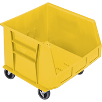 Bac mobile, 14" ha x 16-1/2" la x 18" p, Capacit&eacute; de 75 lb, Jaune The Estey Group