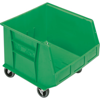 Bac mobile, 14" ha x 16-1/2" la x 18" p, Capacit&eacute; de 75 lb, Vert The Estey Group