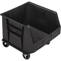 Bac mobile, 14" ha x 16-1/2" la x 18" p, Capacit&eacute; de 75 lb, Noir The Estey Group