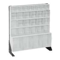 Tip-Out Bins Stand, 23-5/8" W x 8" D x 28" H, 31 Drawers The Estey Group