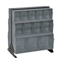Tip-Out Bins Stand, 23-5/8" W x 16" D x 28" H, 24 Drawers The Estey Group