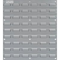 Metal Louvered Panel Bin Support Rack, 16 Bins, 18" W x 1/8" D x 19" H The Estey Group