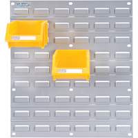Metal Louvered Panel Bin Support Rack, 16 Bins, 18" W x 1/8" D x 19" H The Estey Group