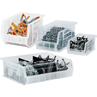 Clear-View Ultra Stack & Hang Bin, 11" W x 10" H x 18" D, Clear The Estey Group