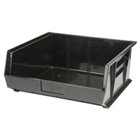 Bac empilable & &agrave; suspendre, 16-1/2" la, 7" h x 14-3/4" p, Noir The Estey Group