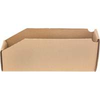 Boîtes profondes en carton ondul&eacute;, 2-7/8" la x 11-1/4" p x 4-1/2" h, Beige The Estey Group