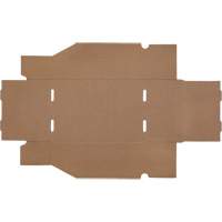 Boîtes profondes en carton ondul&eacute;, 7-5/8" la x 11-5/16" p x 4-1/2" h, Beige The Estey Group
