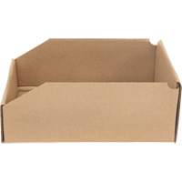 Deep Corrugated Parts Bins, 8-3/4" W x 11-1/4" D x 4-1/2" H, Beige The Estey Group