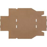 Deep Corrugated Parts Bins, 8-3/4" W x 11-1/4" D x 4-1/2" H, Beige The Estey Group