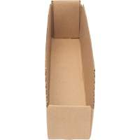 Deep Corrugated Parts Bins, 1-7/8" W x 17-1/8" D x 4-1/2" H, Beige The Estey Group