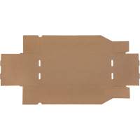 Deep Corrugated Parts Bins, 7-3/4" W x 17-1/4" D x 4-1/2" H, Beige The Estey Group