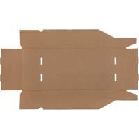 Deep Corrugated Parts Bins, 9-3/4" W x 17-1/4" D x 4-1/2" H, Beige The Estey Group