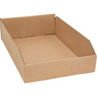Deep Corrugated Parts Bins, 11-3/4" W x 17-1/4" D x 4-1/2" H, Beige The Estey Group