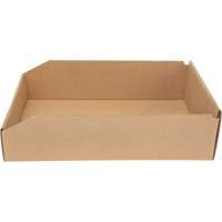 Deep Corrugated Parts Bins, 11-3/4" W x 17-1/4" D x 4-1/2" H, Beige The Estey Group