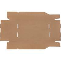 Deep Corrugated Parts Bins, 11-3/4" W x 17-1/4" D x 4-1/2" H, Beige The Estey Group