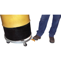 Tilting Drum Dollies, Steel, 1200 lbs. Capacity, 23-1/2" Diameter, Cast Iron Casters The Estey Group